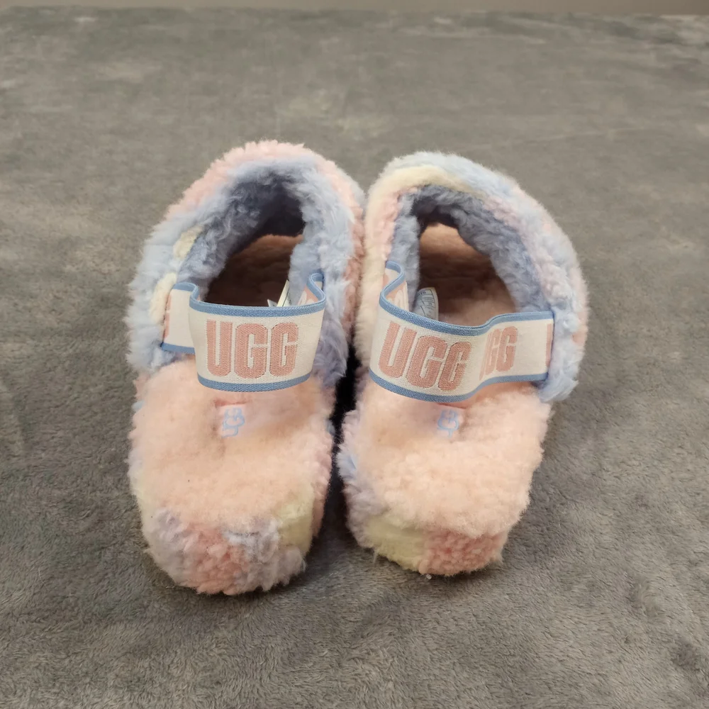 UGG Women's Pastel Fluffy Slippers Size 11 - Picture 3 of 11